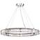 Possini Euro Mulina 35 1/2" Wide Crystal Glass Chandelier