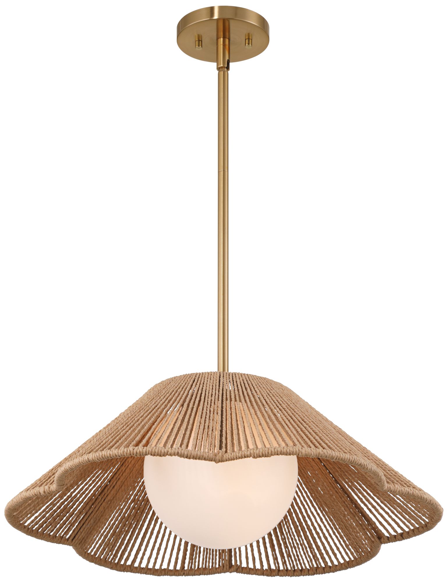 Watch A Video About the Mylinh Natural Rope Pendant Light