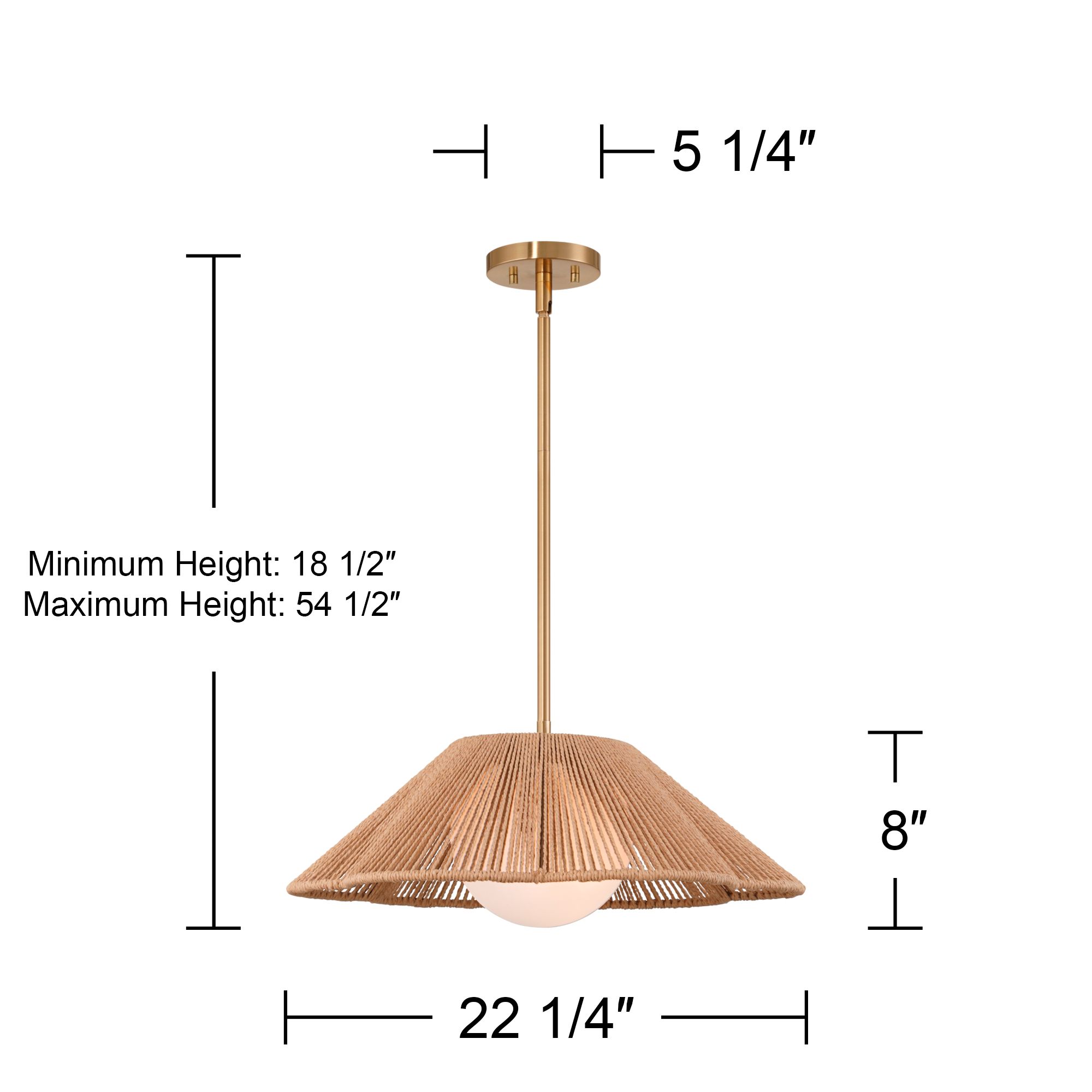Watch A Video About the Mylinh Natural Rope Pendant Light