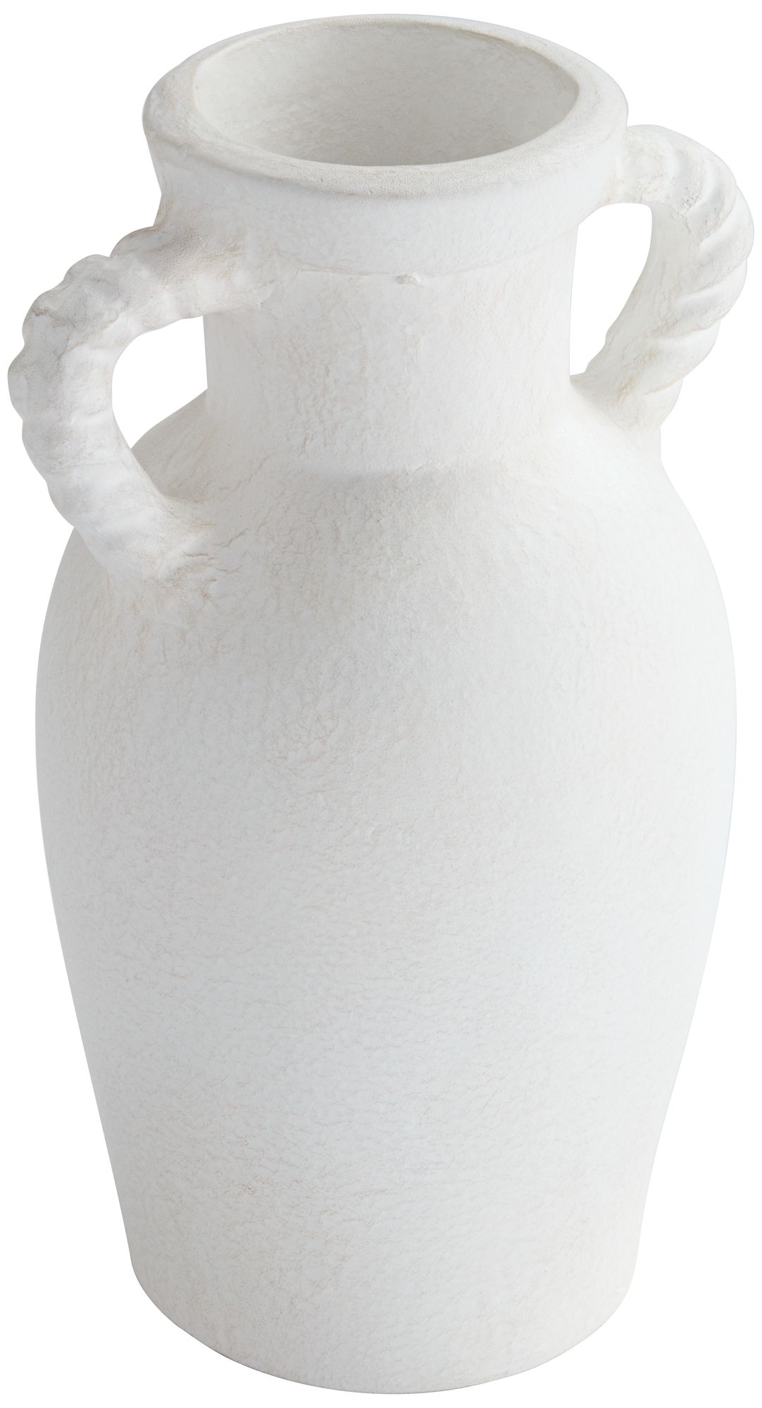 Image 5 Possini Euro Myna 13 3/4" High White Papier-Mache Decorative Vase more views