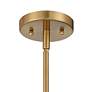4_Possini Euro Mystic 15" Wide Gold and White Glass Modern Pendant Light more views
