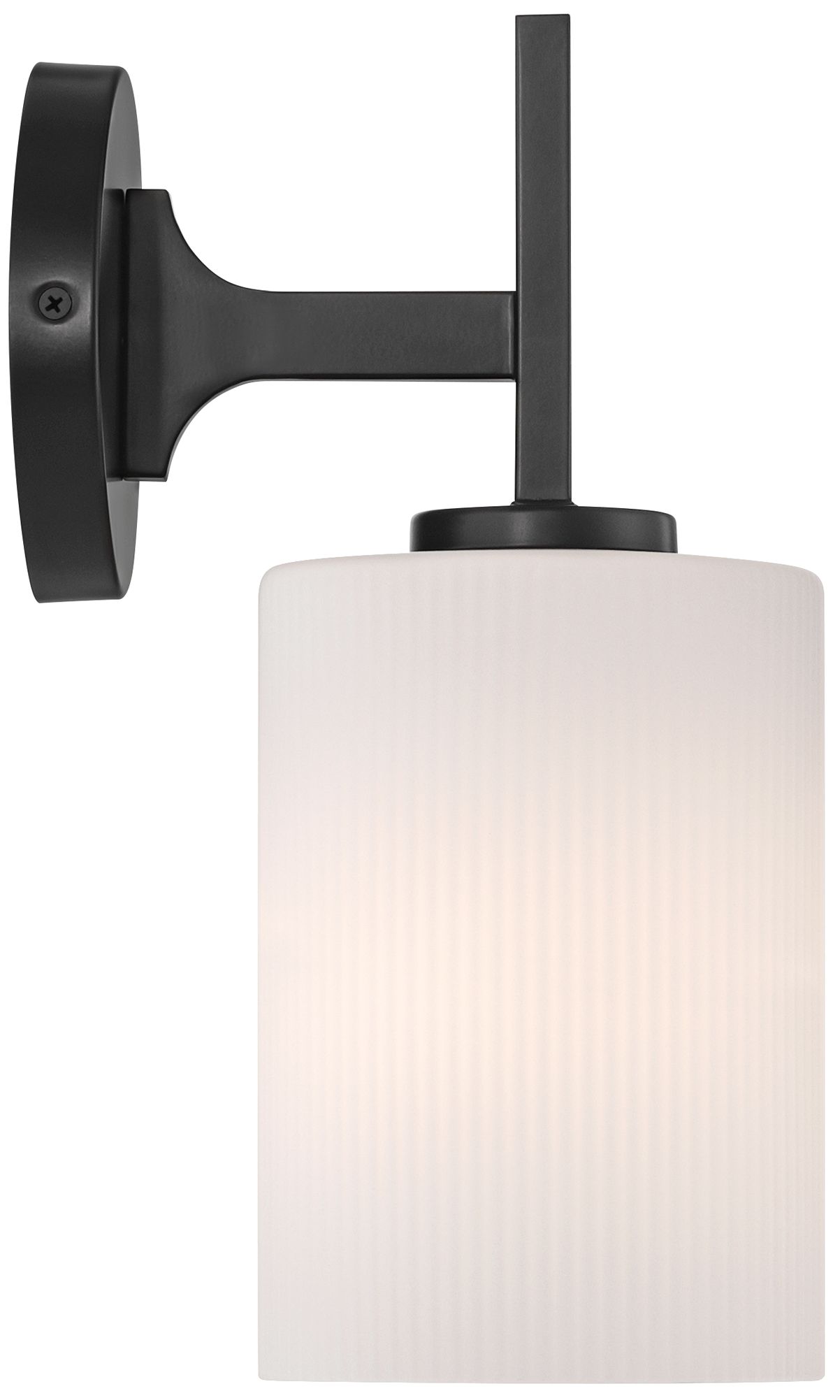 Possini Euro Nanni 12" High Matte Black Wall Sconce Set of 2