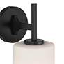 3_Possini Euro Nanni 12" High Matte Black Wall Sconce more views