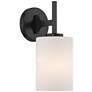 6_Possini Euro Nanni 12" High Matte Black Wall Sconce more views