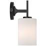 Possini Euro Nanni 12" High Matte Black Wall Sconce