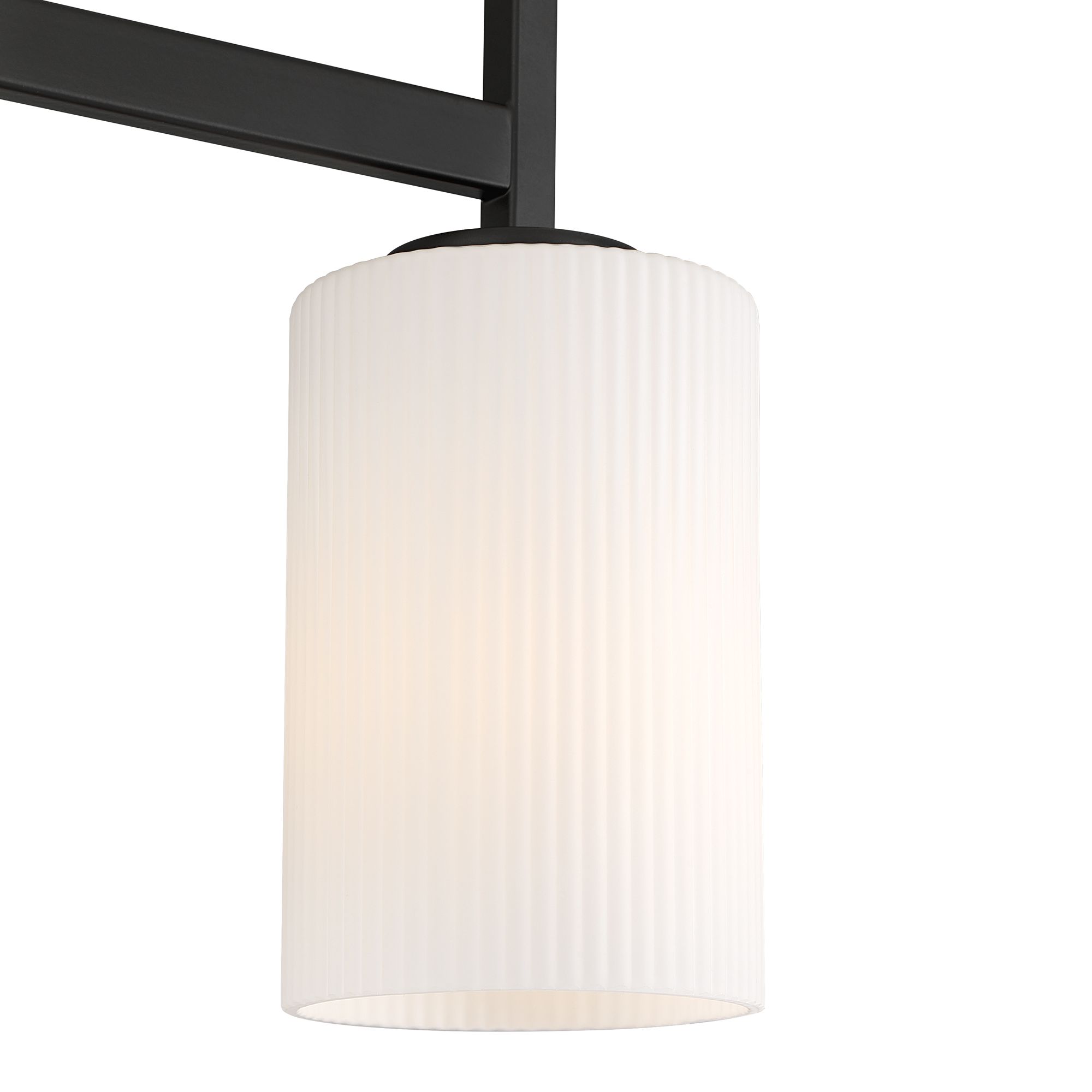 Image 2 Possini Euro Nanni 22" Wide Matte Black 3-Light Bath Light more views