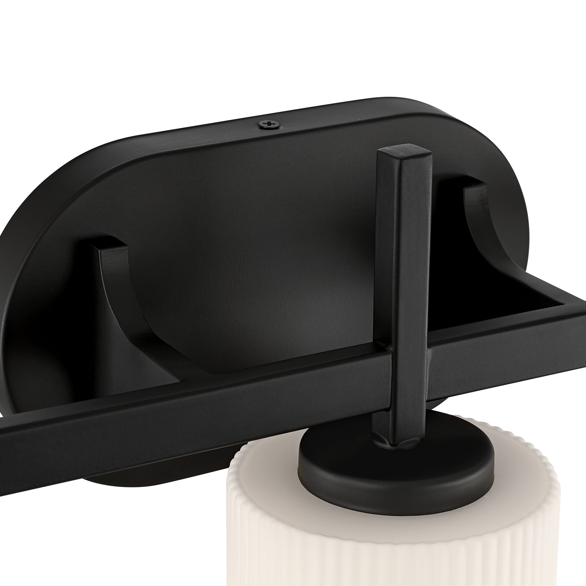 Image 3 Possini Euro Nanni 22" Wide Matte Black 3-Light Bath Light more views