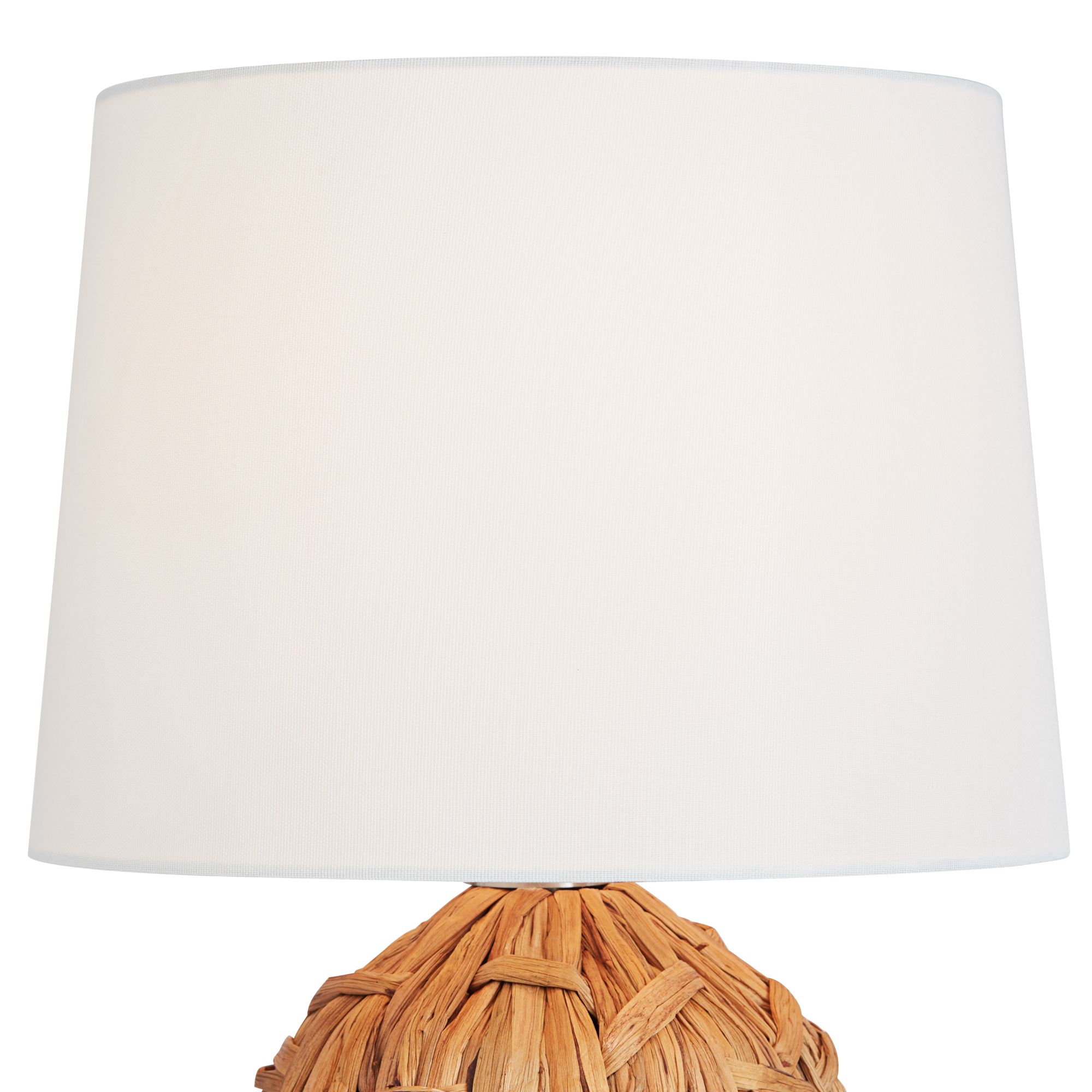 Image 3 Possini Euro Nantucket 26" Natural Seagrass Coastal Modern Lamps Set more views