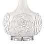 Possini Euro Natalia 27" White Modern Luxe Ceramic Floral Table Lamp in scene