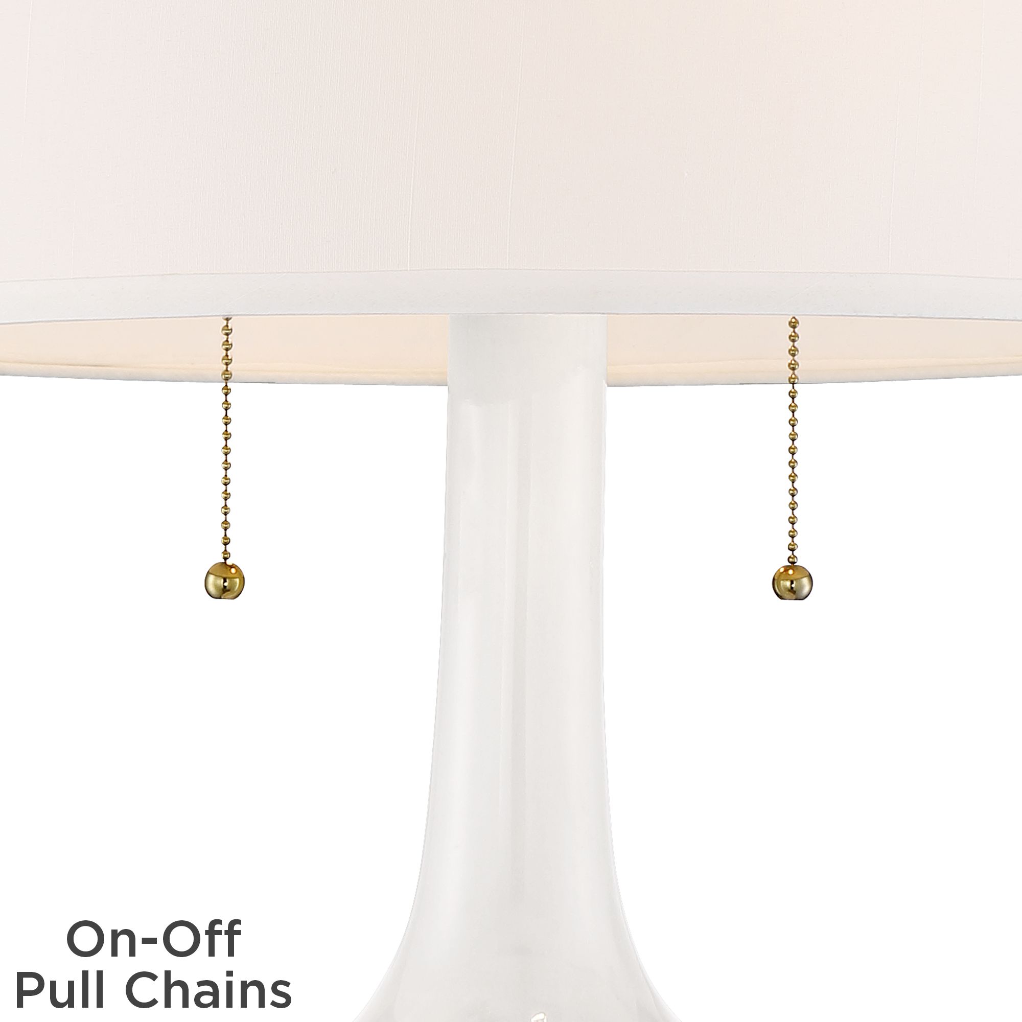 Image 3 Possini Euro Natalia 28 1/2" Floral Ceramic Lamp with Acrylic Riser more views
