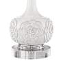 4_Possini Euro Natalia 28 1/2" Floral Ceramic Lamp with Acrylic Riser more views