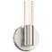 Possini Euro Natalya 9" High Bubble Acrylic Tube Modern LED Sconce