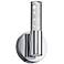 Possini Euro Natalya Bubble Tube 9" High Chrome LED Wall Sconce