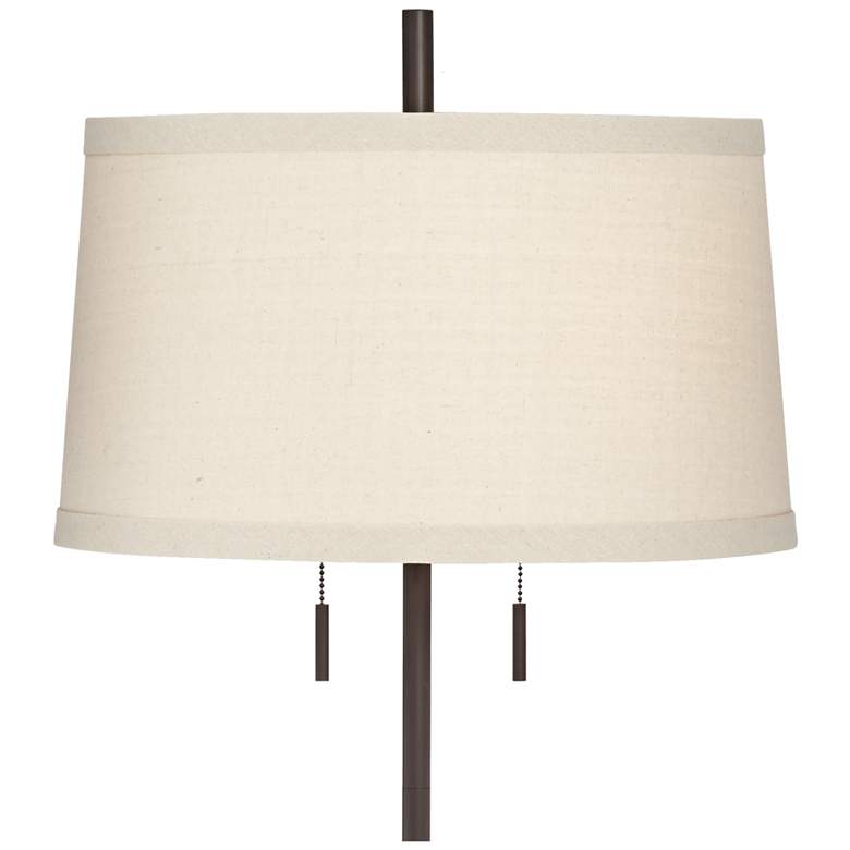 Image 7 Possini Euro Nayla 62 1/2" High Bronze Steel Modern Floor Lamp more views