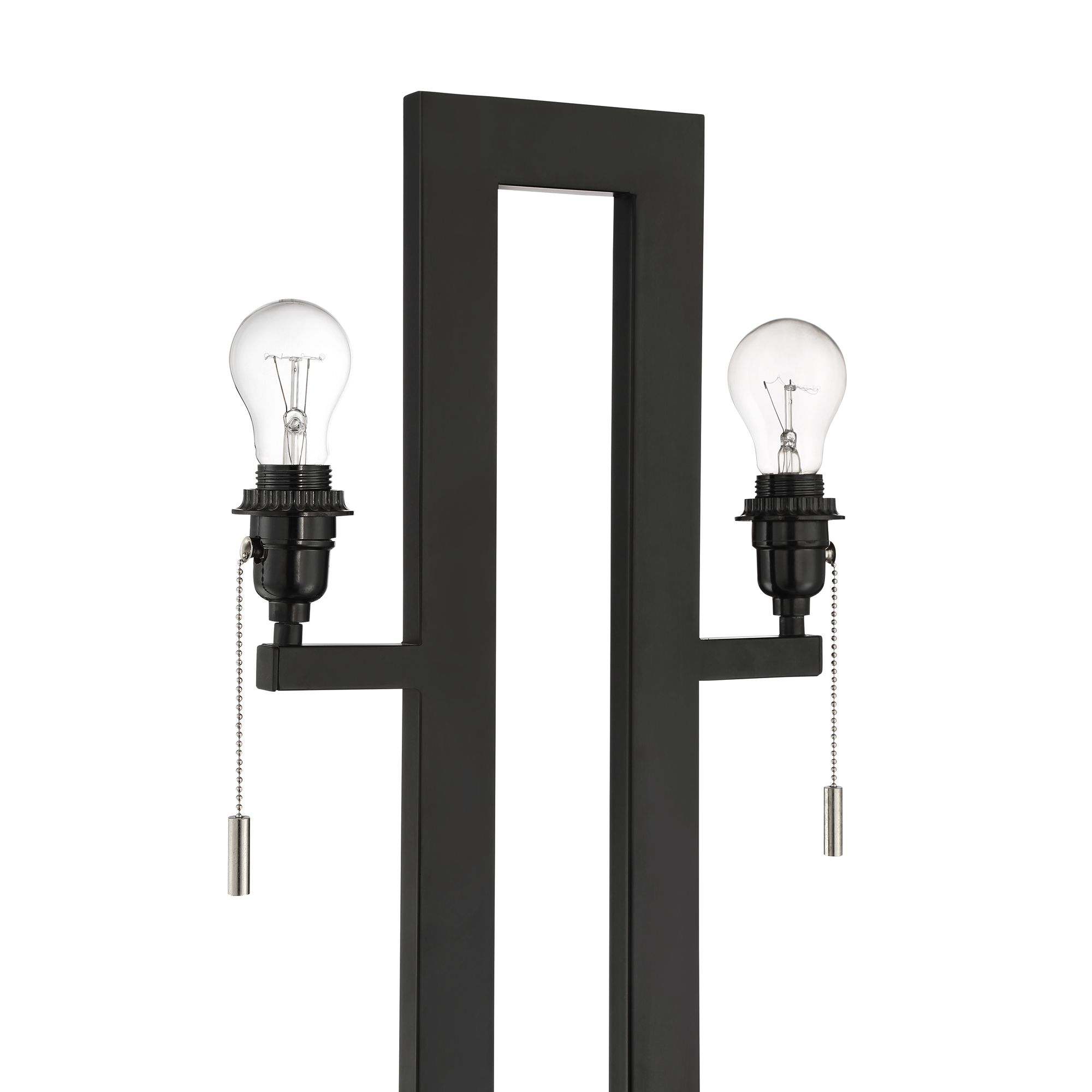 Image 3 Possini Euro Neil 27" Metal USB Table Lamp with Black Marble Riser more views