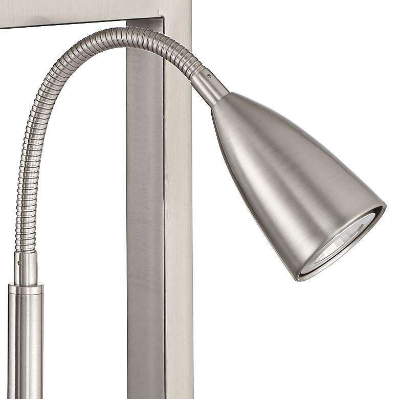 Image 7 Possini Euro Nevel 29 1/4 inch USB and Outlet Lamp with Gooseneck LED more views
