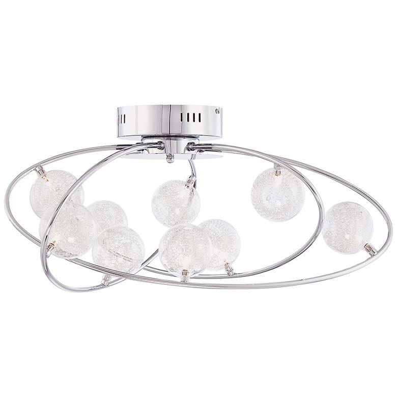 Image 4 Possini Euro New Orbit 23 3/4 inch Wide Chrome Ceiling Light more views