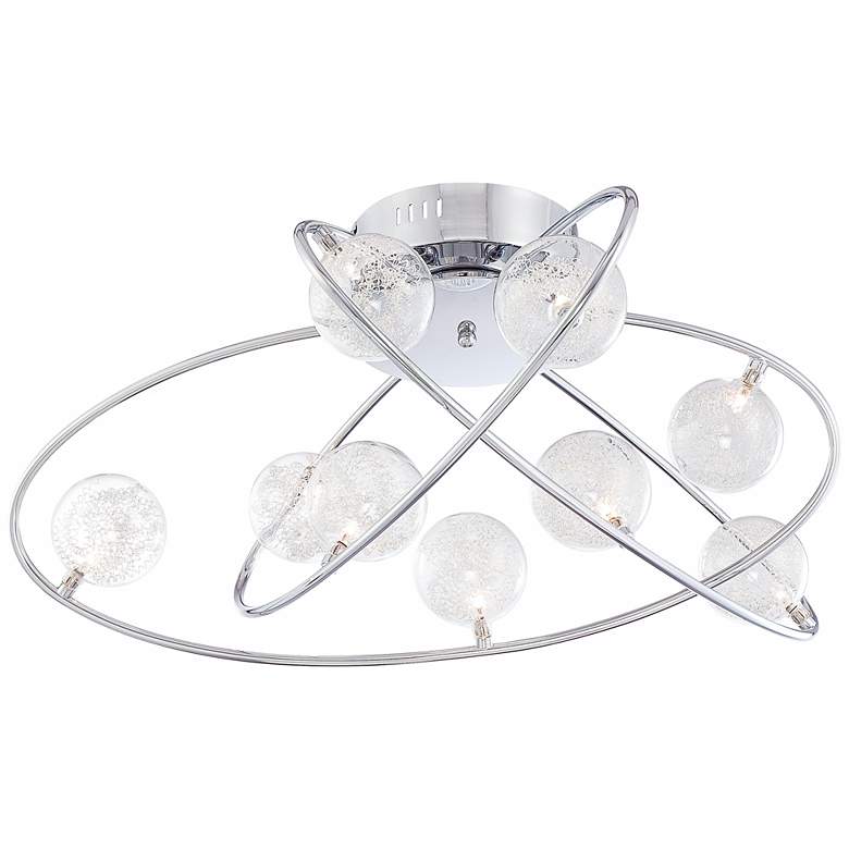 Image 6 Possini Euro New Orbit 23 3/4 inch Wide Chrome Ceiling Light more views