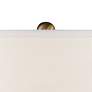 Thumbnail4 of Possini Euro Newman 31 1/4" White Glass Modern Night Light Table Lamp more views