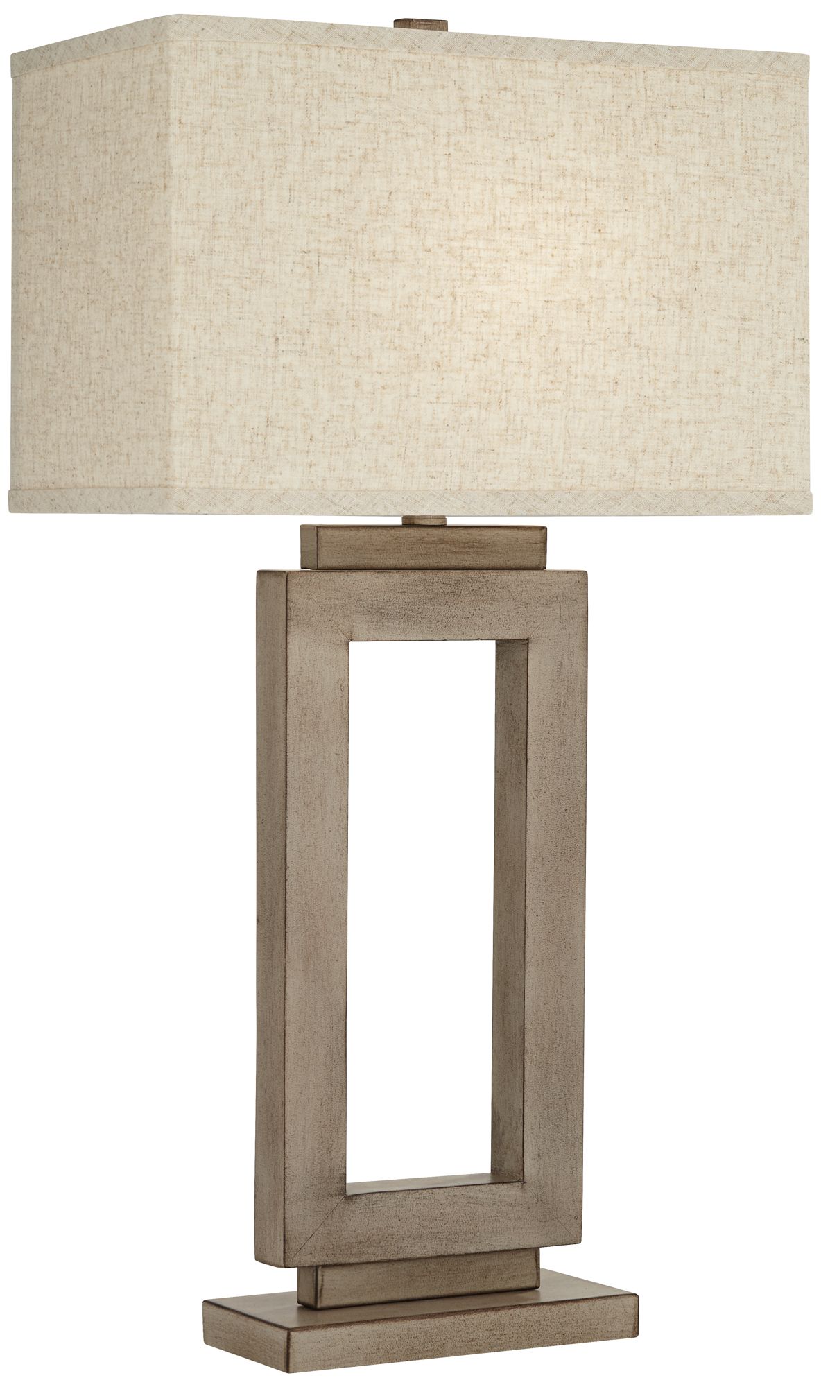 Image 2 Possini Euro Nigel Open Window 30" Sand Finish Modern Table Lamp