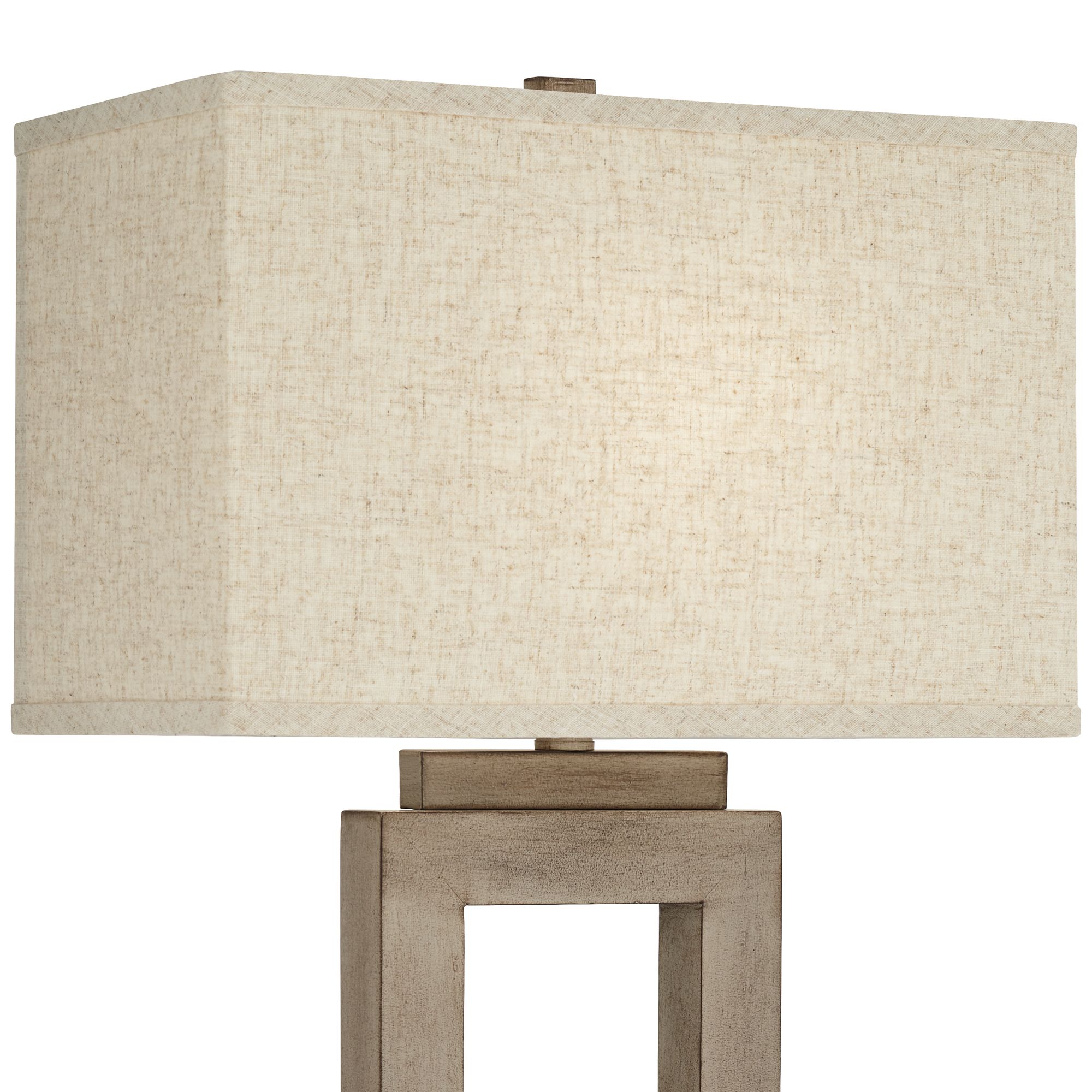 Image 4 Possini Euro Nigel Open Window 30" Sand Finish Modern Table Lamp more views