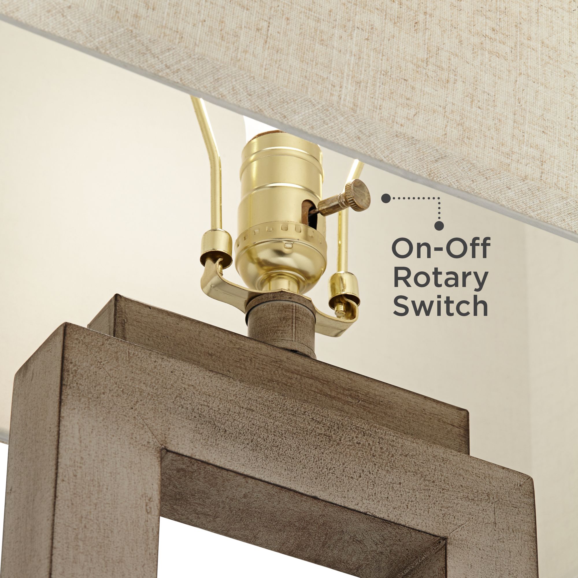 Image 5 Possini Euro Nigel Open Window 30" Sand Finish Modern Table Lamp more views