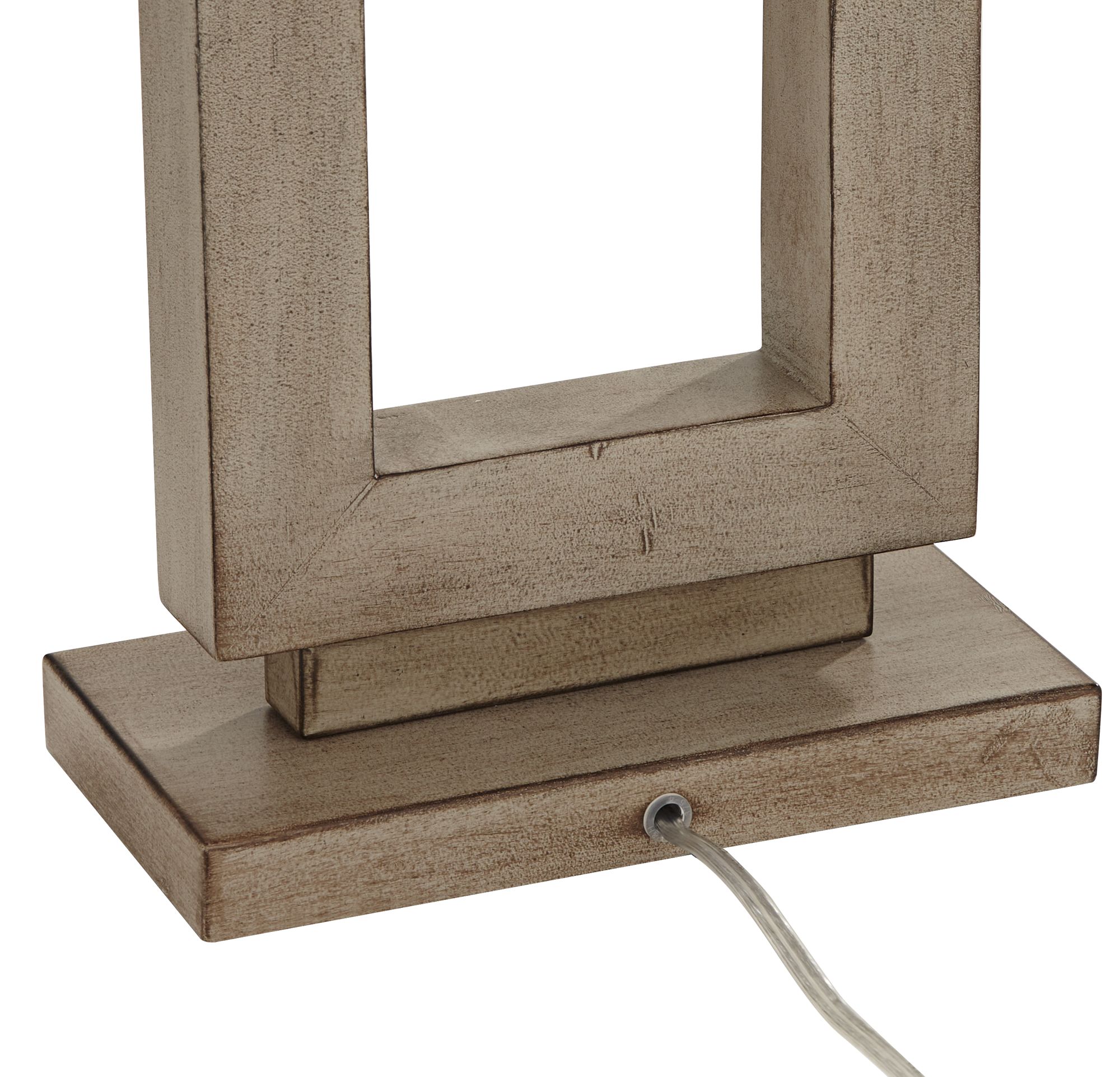 Image 7 Possini Euro Nigel Open Window 30" Sand Finish Modern Table Lamp more views