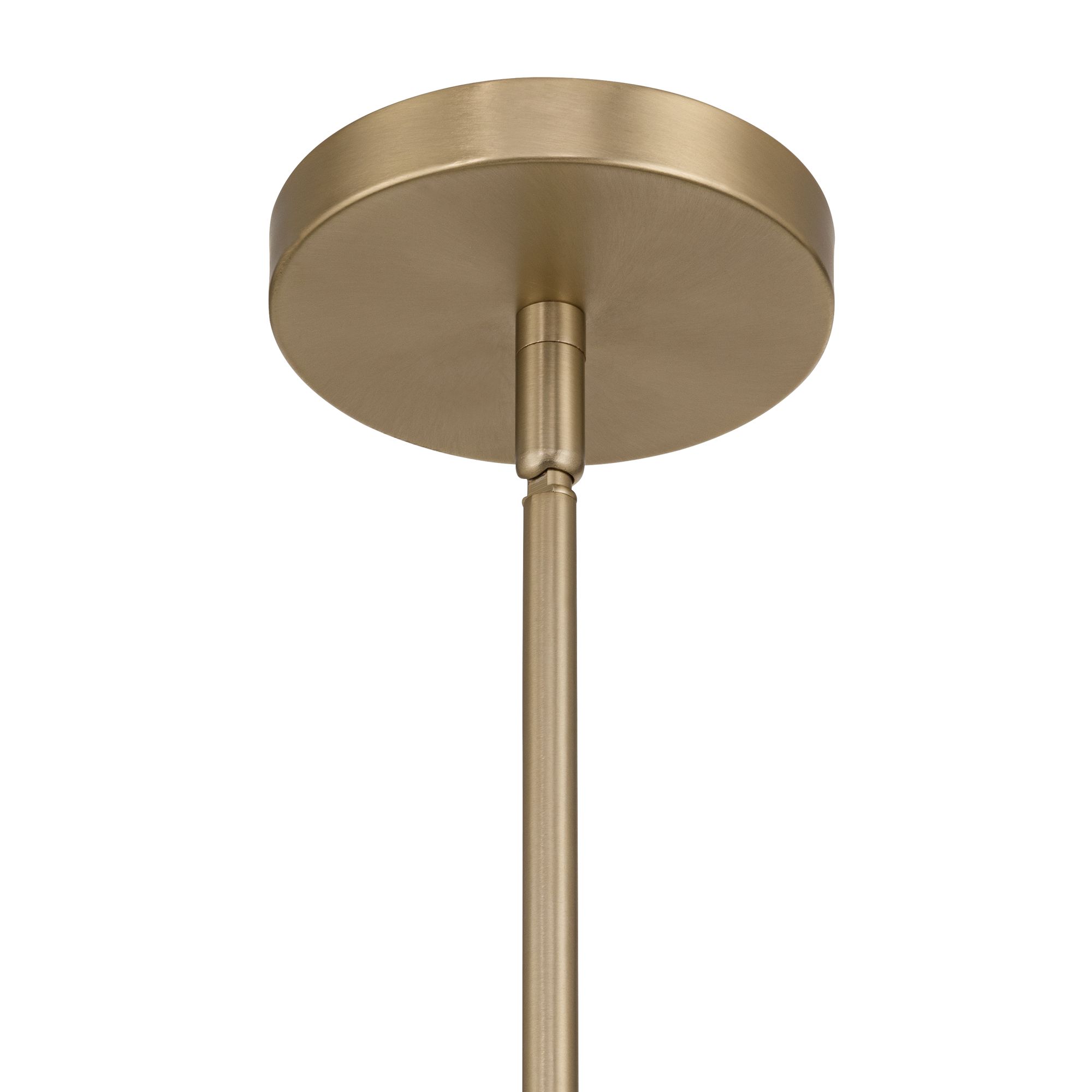 Image 7 Possini Euro Nikos 48" Wide Matte Brass 2-Light Shade Pendant Light more views