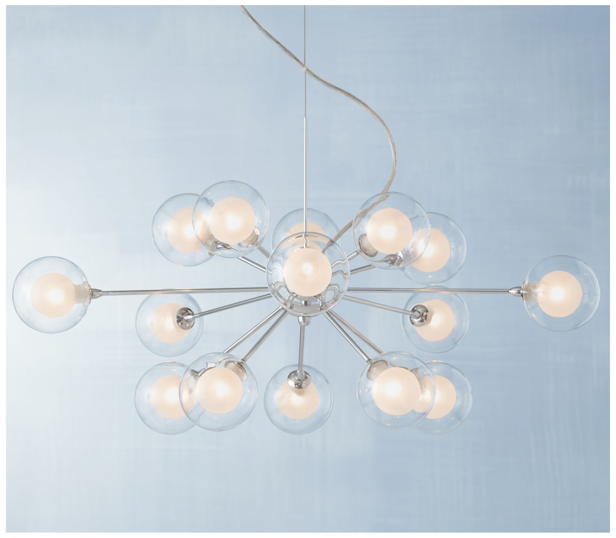 Spheres 15-Light Sputnik Glass Pendant