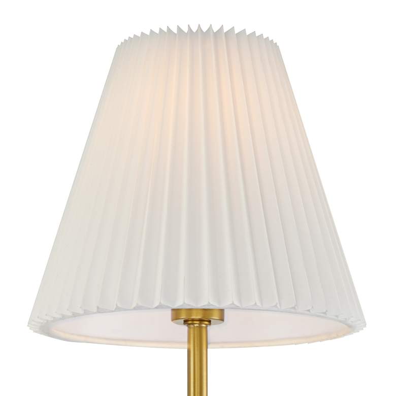 Image 2 Possini Euro Nina 14" High Gold Plate Wall Sconce more views
