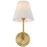 6_Possini Euro Nina 14" High Gold Plate Wall Sconce more views