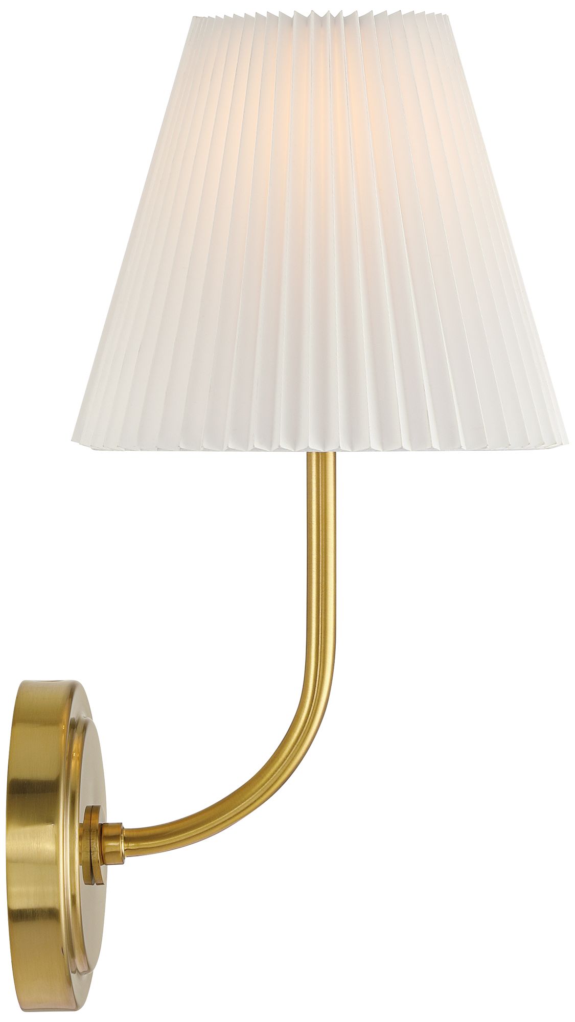 Possini Euro Nina 14" High Gold Plate Wall Sconce