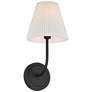 7_Possini Euro Nina 14" High Matte Black Wall Sconce more views