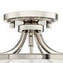 Possini Euro Nor 18" Wide Polished Nickel Traditional Ceiling Light