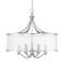 Possini Euro Nor 25" Wide Brushed Nickel 6-Light Pendant