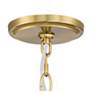 Possini Euro Nor 25" Wide Warm Antique Gold Pendant Light in scene