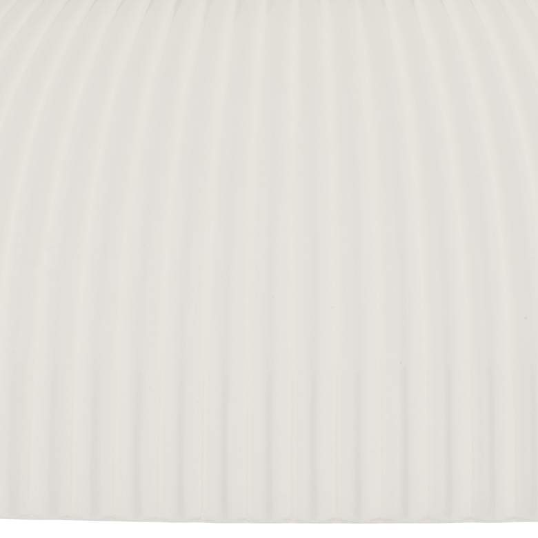 Image 4 Possini Euro Novia 14"W Brass Ceiling Light with White Glass more views