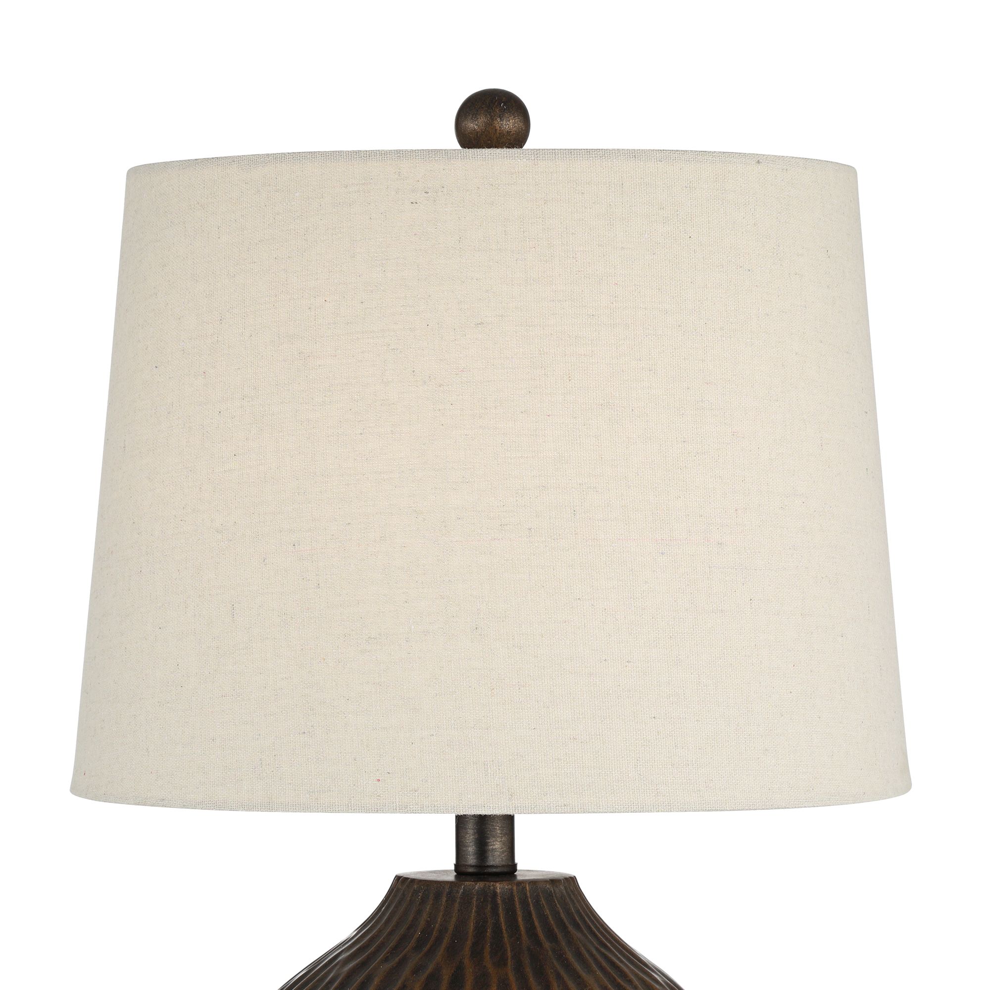 Image 2 Possini Euro Novo 25 1/4" High Hammered Metallic Brown Table Lamp more views