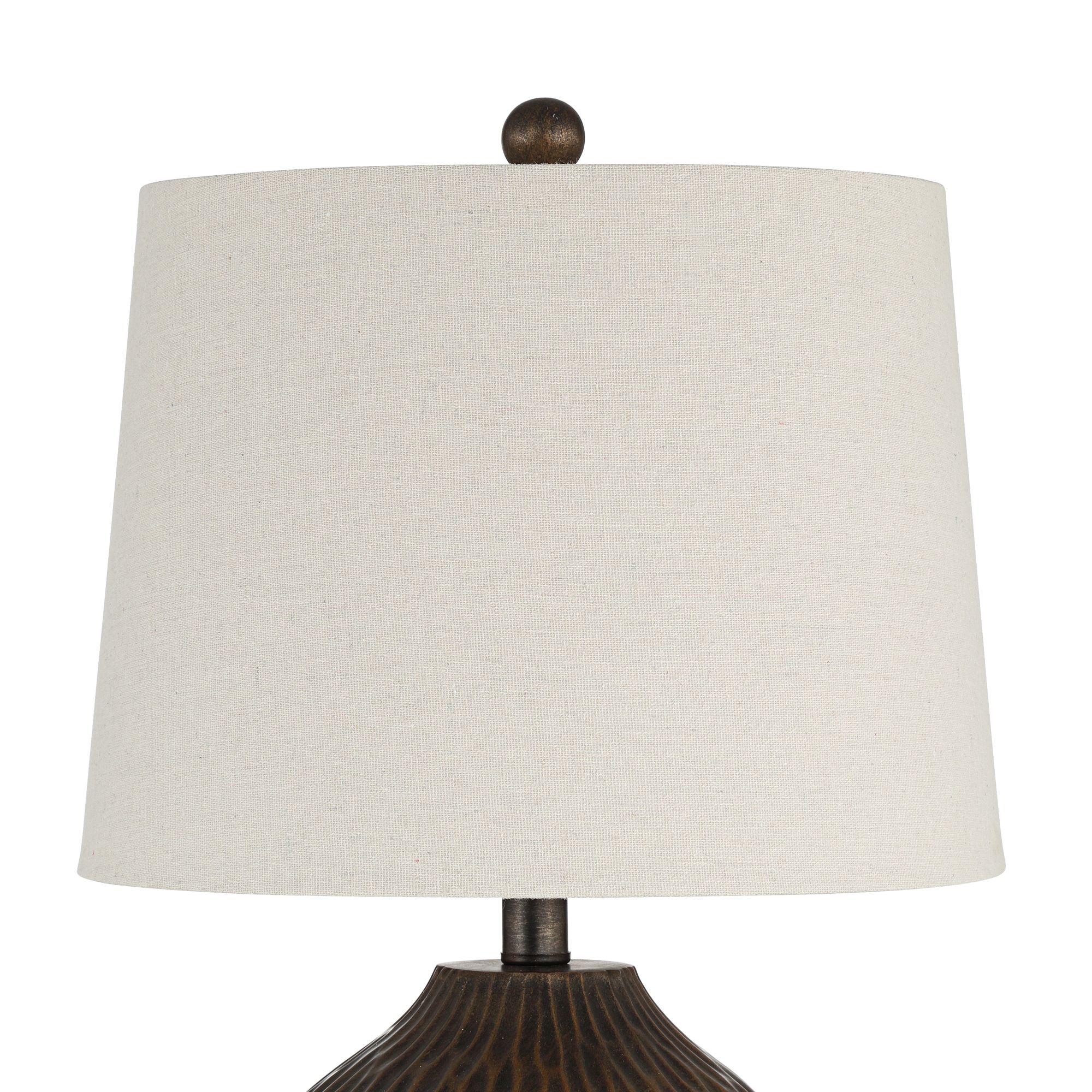 Image 3 Possini Euro Novo 25 1/4" High Hammered Metallic Brown Table Lamp more views