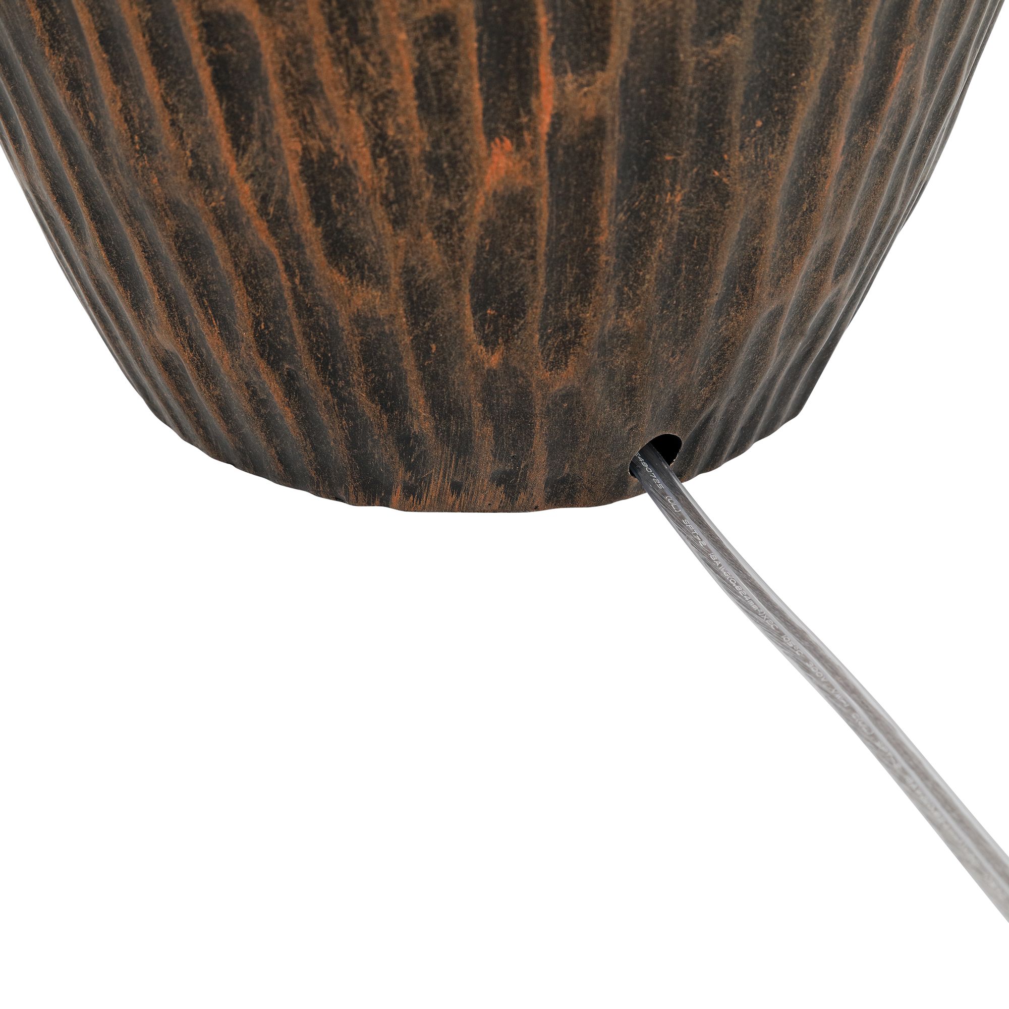 Image 7 Possini Euro Novo 25 1/4" High Hammered Metallic Brown Table Lamp more views