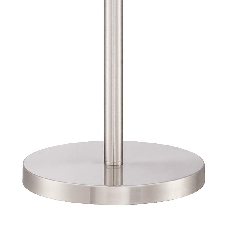 Image 6 Possini Euro Nuovo 70" Brushed Nickel 3-Light Modern Floor Lamp more views