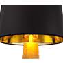 6_Possini Euro Obelisk 26" Black Shade Gold Finish Modern Table Lamp more views