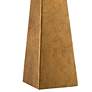 7_Possini Euro Obelisk 26" Black Shade Gold Finish Modern Table Lamp more views