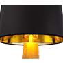 4_Possini Euro Obelisk 26" Gold Leaf Lamp with Square Black Marble Riser more views