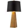 6_Possini Euro Obelisk 26" Gold Leaf Lamp with Square Black Marble Riser more views