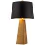 7_Possini Euro Obelisk 26" Modern Gold Leaf Table Lamp with USB Dimmer more views