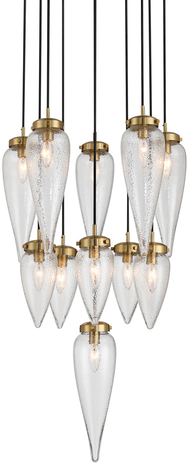 Image 3 Possini Euro Odense 19 3/4" Wide Soft Gold 11-Light Chandelier