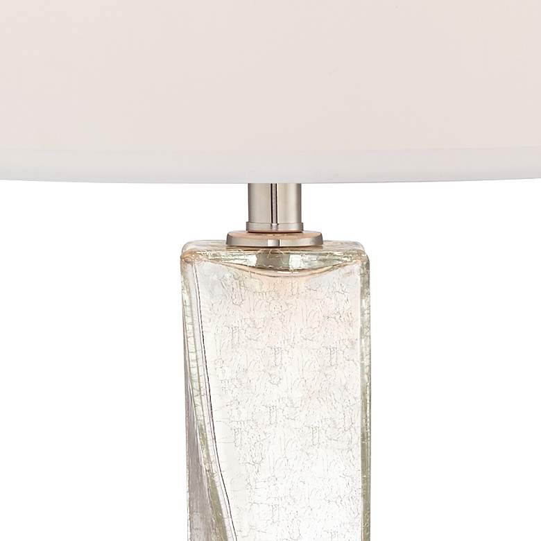 Image 3 Possini Euro Oirin 32 1/4" Crackle Mercury Glass Table Lamps Set of 2 more views