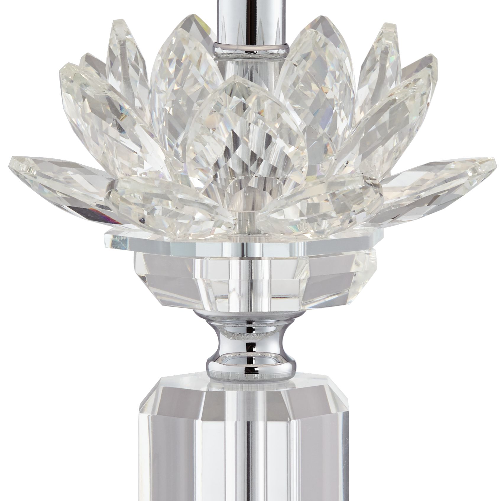 Image 6 Possini Euro Olivia 28 1/4" Crystal Column Lamps Set of 2 more views