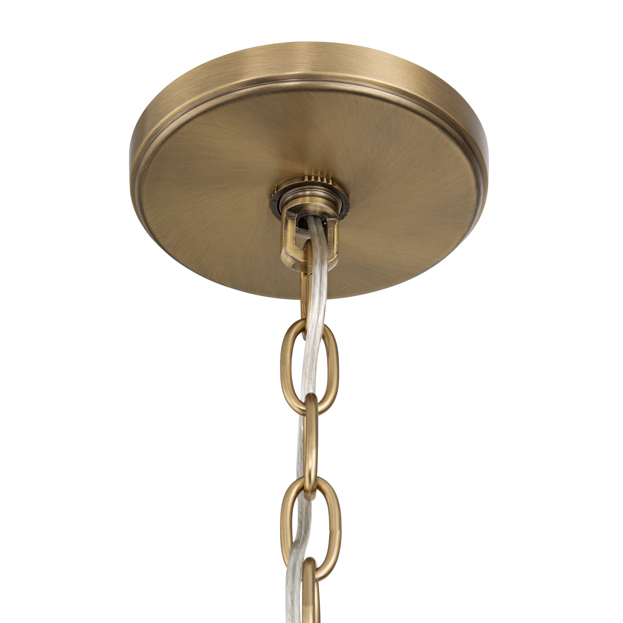 Image 6 Possini Euro Olmos 24" Wide Black and Gold 4-Light Metal Pendant Light more views